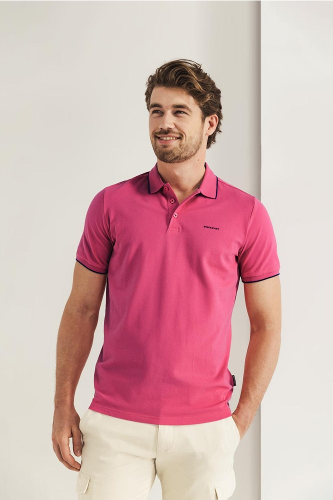 PIQUE POLO MET STREEPDETAILS 46115400 4300